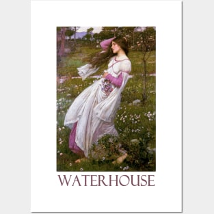 Flowers in the Wind by John William Waterhouse Posters and Art